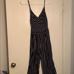 Strip jump suit